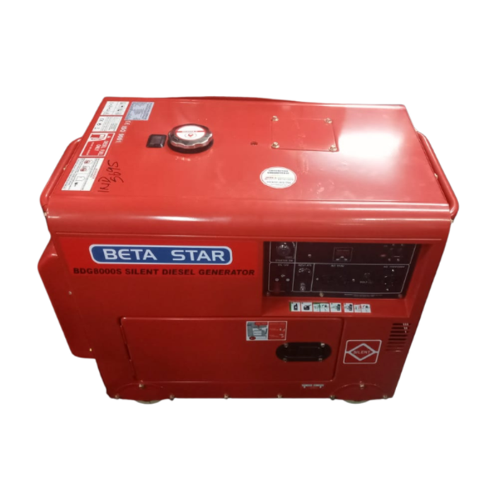 BETA STAR IND5695/ BETA STAR 6.5KW DIESEL GENERATOR ENCLOSED WITH ATS 192FA ENGINE 110/220 VOLTS 60HZ BDG8000S