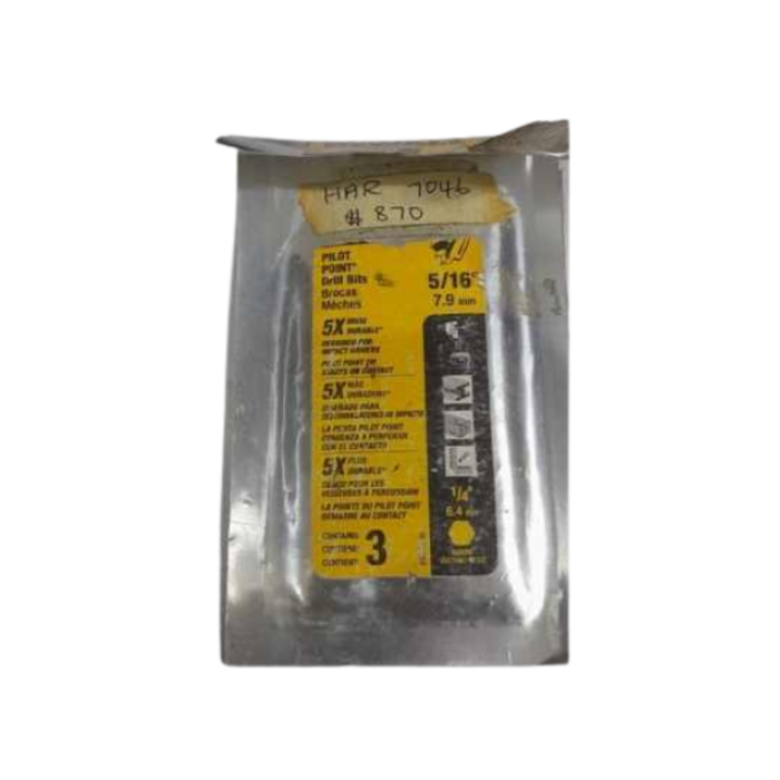 HAR7046 BIT/DRILL- SET 5/16" DD502