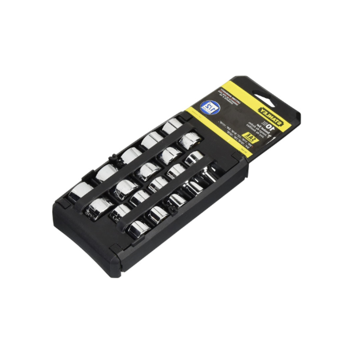 STANLEY HAR7127 SOCKET/DRIVE SAE 10PC 1/2"