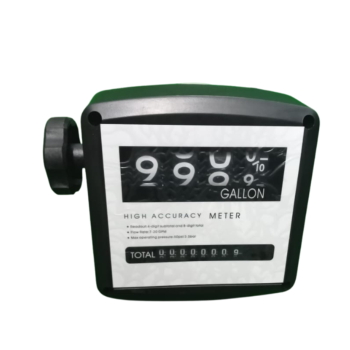 BETA STAR IND5742 GALLON GAUGE FOR  DC DIESEL FUEL TRANSFER PUMP, 12V 1'' BORE