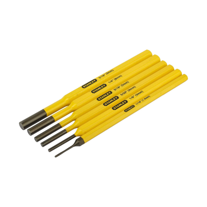 STANLEY HAR7457 12PC PIN PUNCHES & COLD CHISEL SET  #16-299