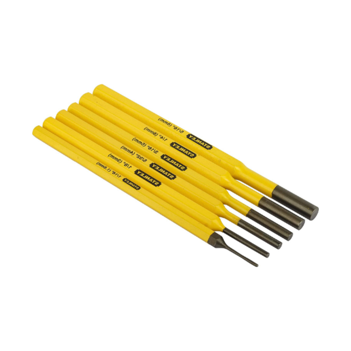 STANLEY HAR7457 12PC PIN PUNCHES & COLD CHISEL SET  #16-299
