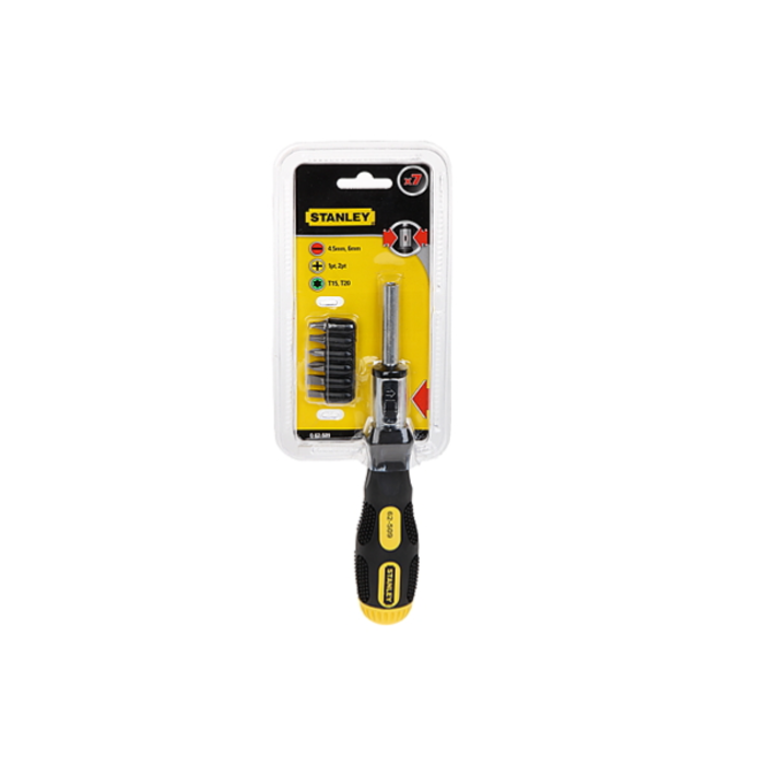 STANLEY HAR7474 SCREWDRIVER/MULTI BITS 8-3