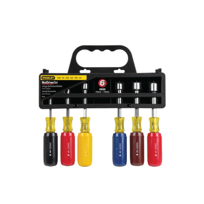 STANLEY HAR7475 NUT DRIVER 6PC SET 62-541-NIL/WNR