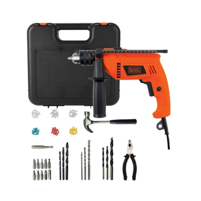 BLACK & DECKER IND5775 88 PC HD555 HAMMER DRILL KIT HD555K88-B3