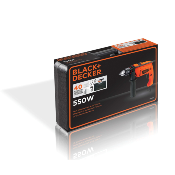 BLACK & DECKER IND5775 88 PC HD555 HAMMER DRILL KIT HD555K88-B3