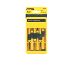 STANLEY HAR7476 SCREWDRIVER/PRECISION 6PC 66-039