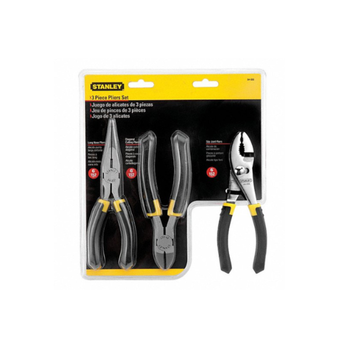 STANLEY HAR7490 PLIER/BASIC 3PC SET 84-114