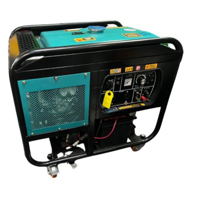 BETA STAR IND5791 11KW WELDER GENERATOR, COMPLETE WITH WELDING CABLE AND CLAMPS, 220V 60HZ