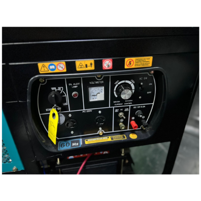 BETA STAR IND5791 11KW WELDER GENERATOR, COMPLETE WITH WELDING CABLE AND CLAMPS, 220V 60HZ