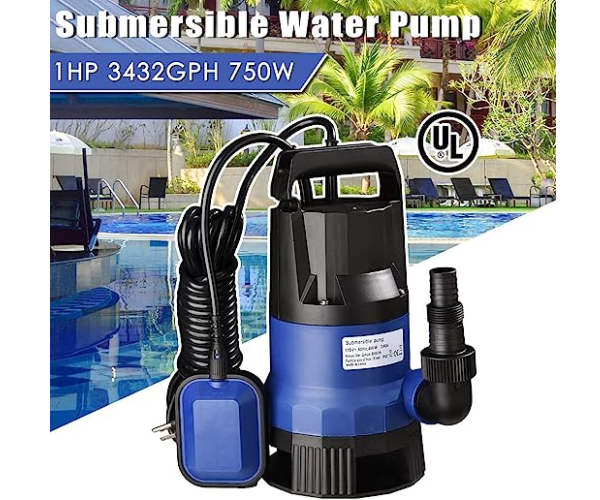 IND 5797/SUMP PUMP, PROSTORMER 1HP 3700GPH SUBMERSIBLE CLEAN/DIRTY WATER PUMP