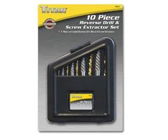TITAN PROFESSIONAL TOOLS HAR9209 REVERSE DRILL AND SCREW EXTRACTOR SET 254993(16013)