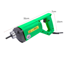 BETA STAR IND9562 CONCRETE VIBRATOR ZID35 110VOLTS, 60HZ WITH 1.5MT X 35MM POLE 1300 WATT
