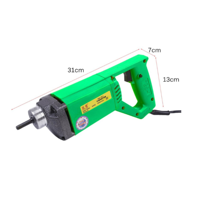 BETA STAR IND9562 CONCRETE VIBRATOR ZID35 110VOLTS, 60HZ WITH 1.5MT X 35MM POLE 1300 WATT