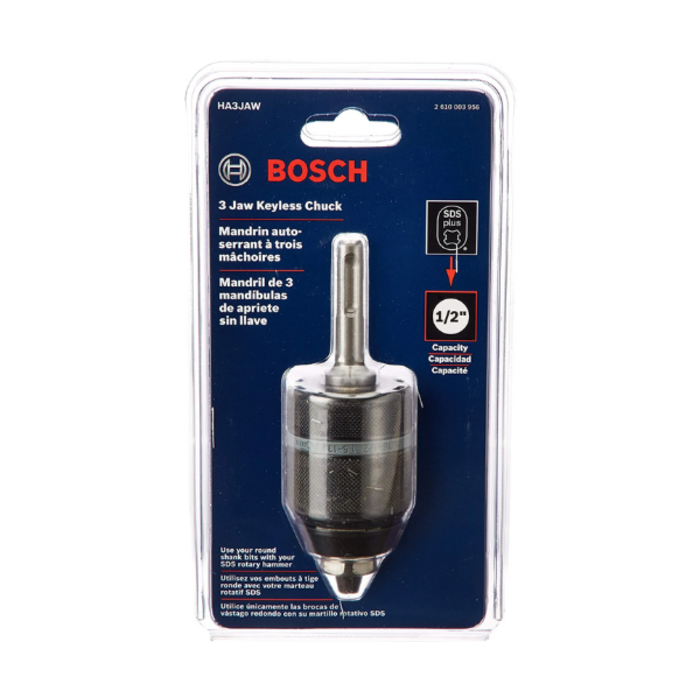 BOSCH HAR7716 KEYLESS 3 JAW CHUCK WITH SDS PLUS SHANK HA3JAW