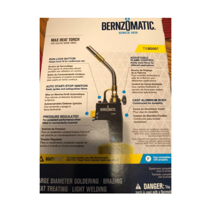 BERNZOMATIC HAR7781 KIT/TORCH TRIGGER START TS WNR