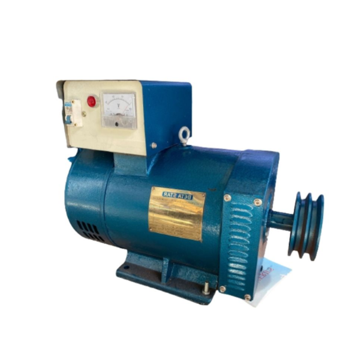 BETA STAR IND9736 SINGLE PHASE 3KVA AC SYNCHRONOUS BELT DRIVE GENERATOR 110V/220V 60HZ-BETA STAR-D/S