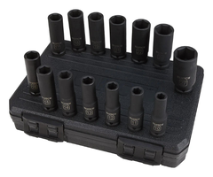 KLUTCH HAR7866 11PCS SOCKET SET 1/2" DEEP IMPACT (MM) KLUTCH/IRONTON 41549/41465