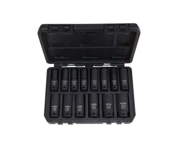 KLUTCH HAR7866 11PCS SOCKET SET 1/2" DEEP IMPACT (MM) KLUTCH/IRONTON 41549/41465
