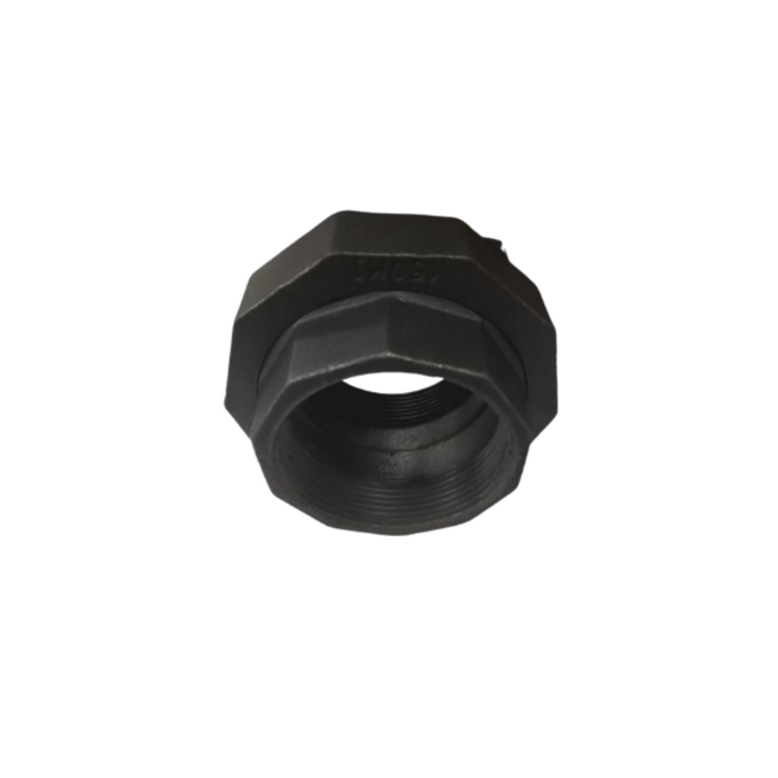 HAR7885 3" CONICAL UNION WITH BRASS TO IRON SEAT BLACK IRON