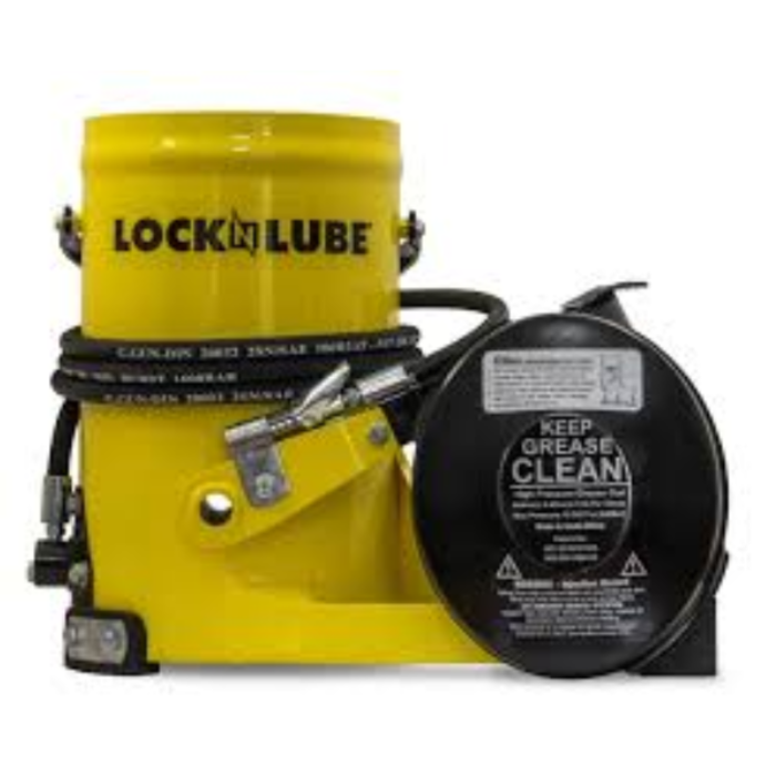LOCKNLUBE HAR9203 GREASE GUN FOOT PUMP INDUSTRIAL STRENGTH LOCK AND LUBE 10,000PSI OUTPUT
