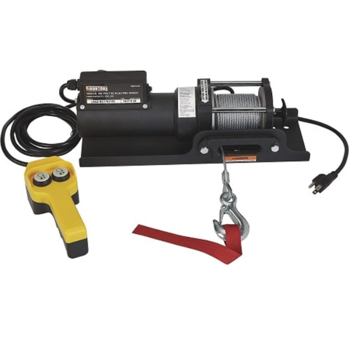 IRONTON IND9839 WINCH 5000LBS 12V 1.5HP  1/4'' 50FT #4995877