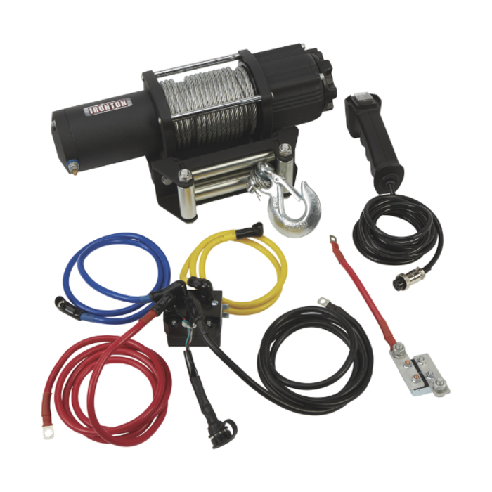 IRONTON IND9839 WINCH 5000LBS 12V 1.5HP  1/4'' 50FT #4995877