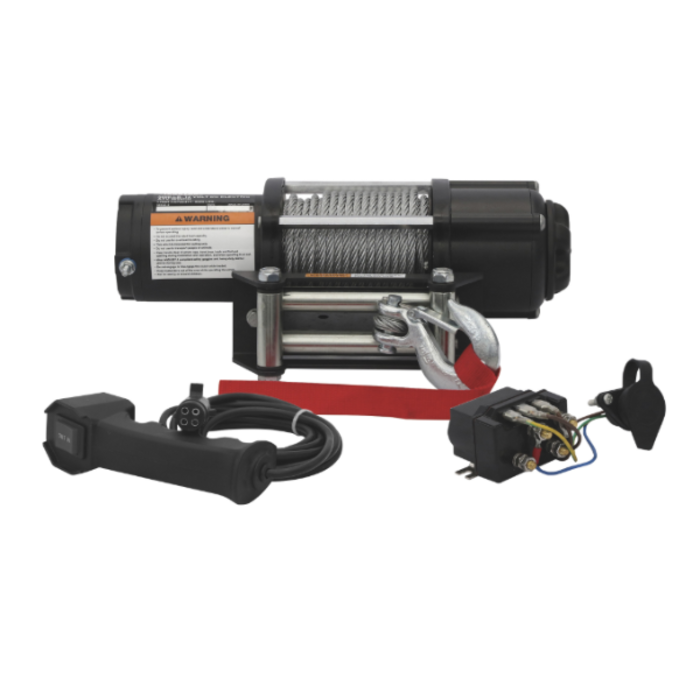 IRONTON IND9839 WINCH 5000LBS 12V 1.5HP  1/4'' 50FT #4995877