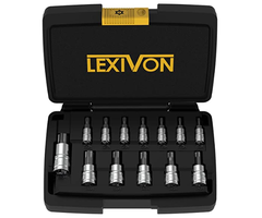LEXIVON HAR9201 LEXIVON TORX BIT SOCKET SET 13PC STAR T8-T60 SET