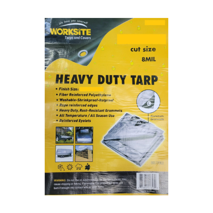 ALTOCRAFT HAR7923 TARPAULIN/SILVER 30" X 40" TARP-S3040