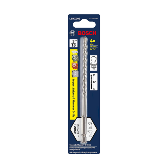 BOSCH HAR7947 BITS/DRILL HEX SHANK 3/16