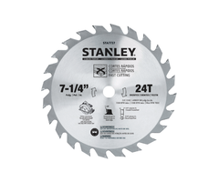 STANLEY HAR8018 7 1/4" 24T SAW BLADE CARDED STA7737