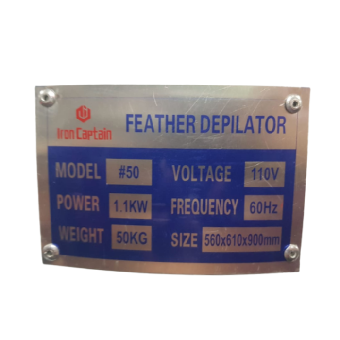 IND9891 PLUCKING MACHINE-- #SY50 110V 60HZ--D/S