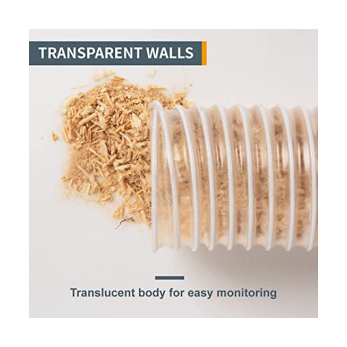 HAR9189 100MM DIAMETERS DUST COLLECTOR HOSE 64FT PER ROLL