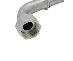 VEH11342 FITTINGS 90 DEGREE ORFS FEMALE FLAT SEAT 24291-12-12PK