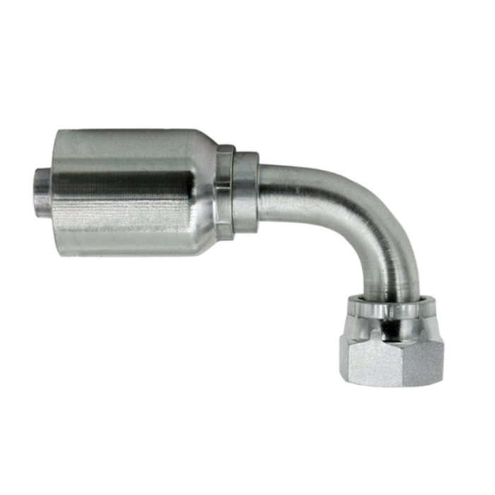VEH11342 FITTINGS 90 DEGREE ORFS FEMALE FLAT SEAT 24291-12-12PK