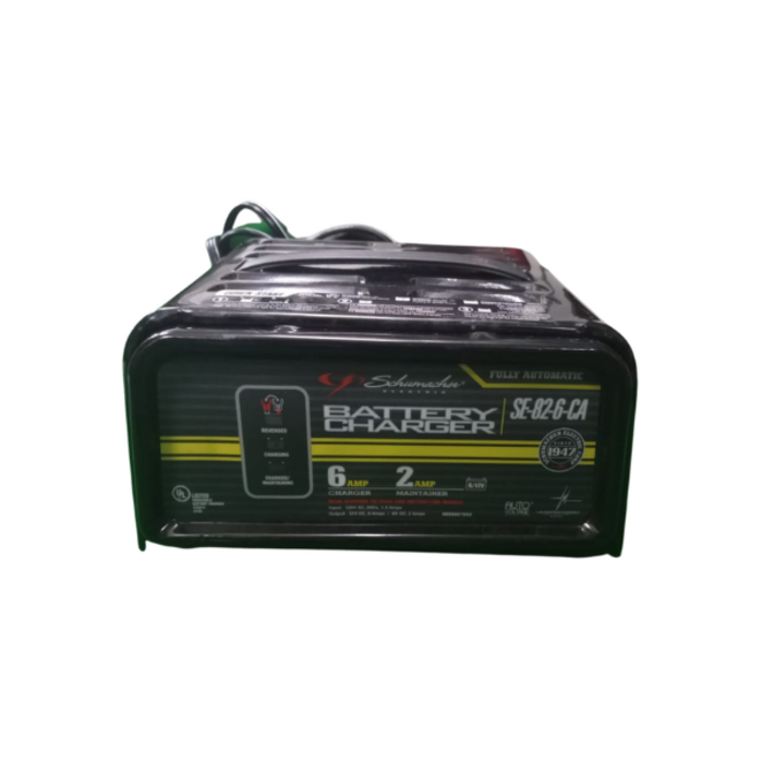 SCHUMACHER VEH11740 CHARGER/BATTERY 2/6AMP AUTO SE-82-6-CA