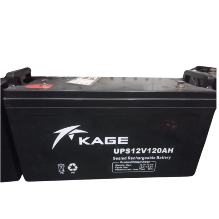 KAGE VEH11985 INVERTER DEEP CYCLE BATTERY KM120-12 12V120AH L 15-3/4''-W 6-3/4''-H 8''
