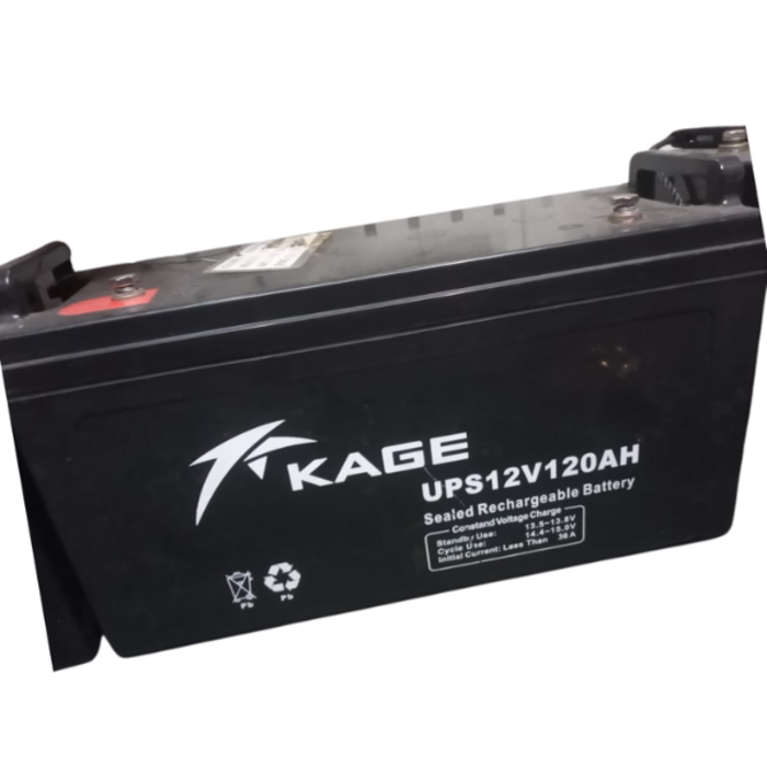 KAGE VEH11985 INVERTER DEEP CYCLE BATTERY KM120-12 12V120AH L 15-3/4''-W 6-3/4''-H 8''
