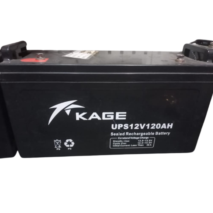 KAGE VEH11985 INVERTER DEEP CYCLE BATTERY KM120-12 12V120AH L 15-3/4''-W 6-3/4''-H 8''