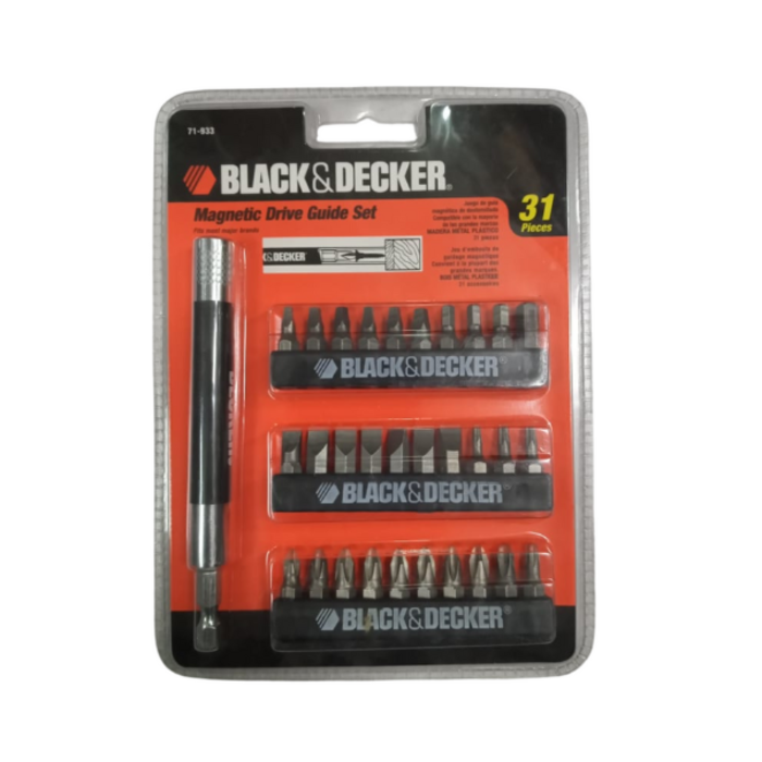 BLACK & DECKER HAR8186 DRIVE GUIDE/SET 31PC 71-933