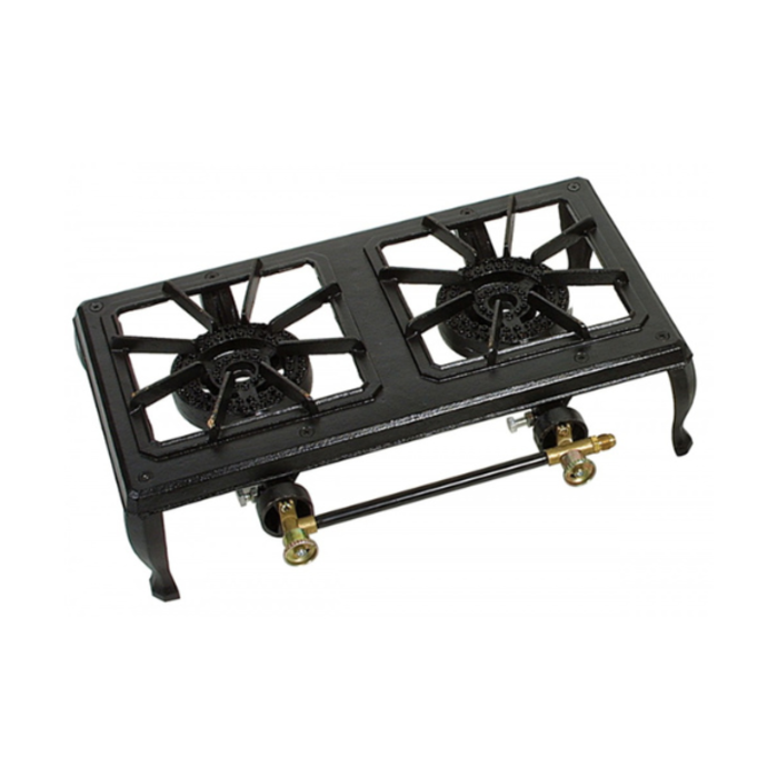 IRON CAPTAIN HAR8200 STOVE/GAS -DOUBLE BURNER GAS-GBD CAST IRON