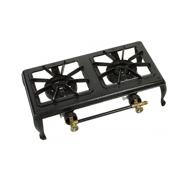 IRON CAPTAIN HAR8200 STOVE/GAS -DOUBLE BURNER GAS-GBD CAST IRON