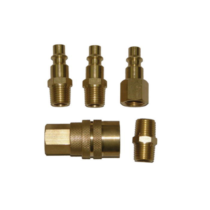 VEH14301 COUPLER/QUICK - SOLID BRASS 5PC QC-5B