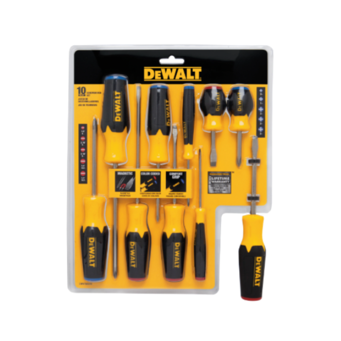 DEWALT HAR8321 SET/SCREWDRIVER 10PC 62513 DEWALT-WNR