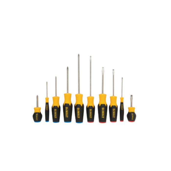 DEWALT HAR8321 SET/SCREWDRIVER 10PC 62513 DEWALT-WNR