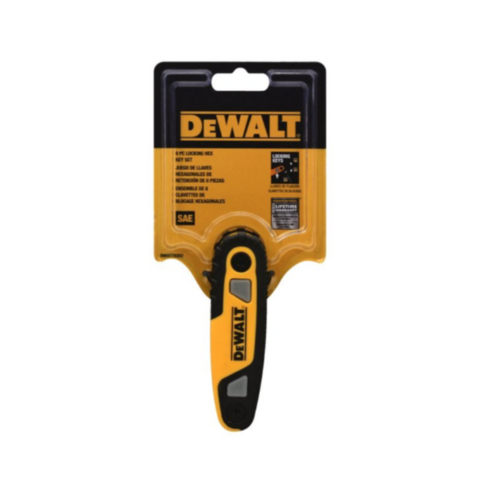 DEWALT HAR8334 HEX KEY SAE DWHT70262M 8PC