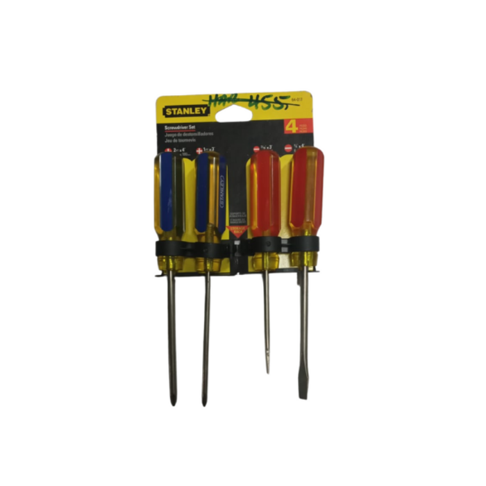 STANLEY HAR8347 SCREWDRIVER 4PC ACETATA 64