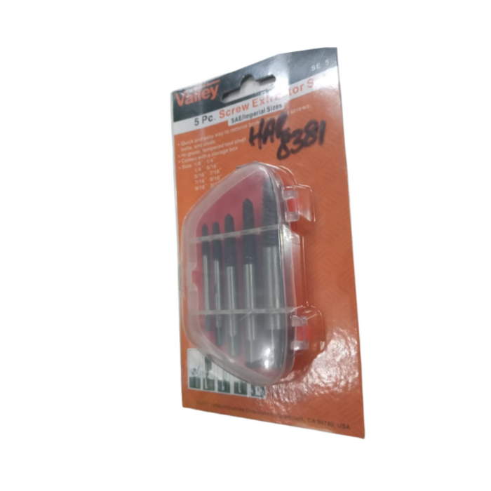 VALLEY TOOLS HAR8381 EXTRACTOR/SCREW KIT DB-SE