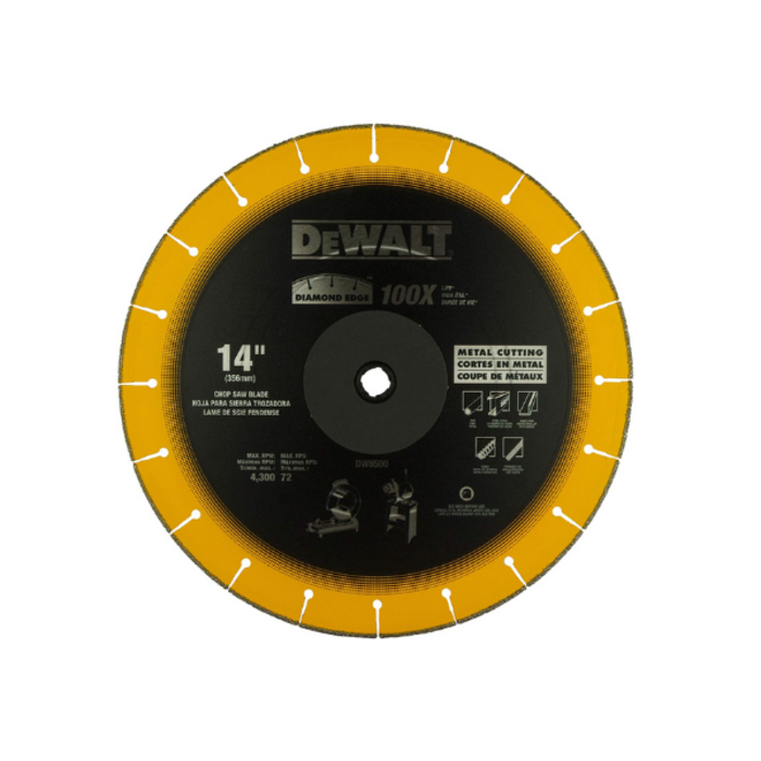 DEWALT HAR8386 14" CIRCLE SAW BLADE DW8500